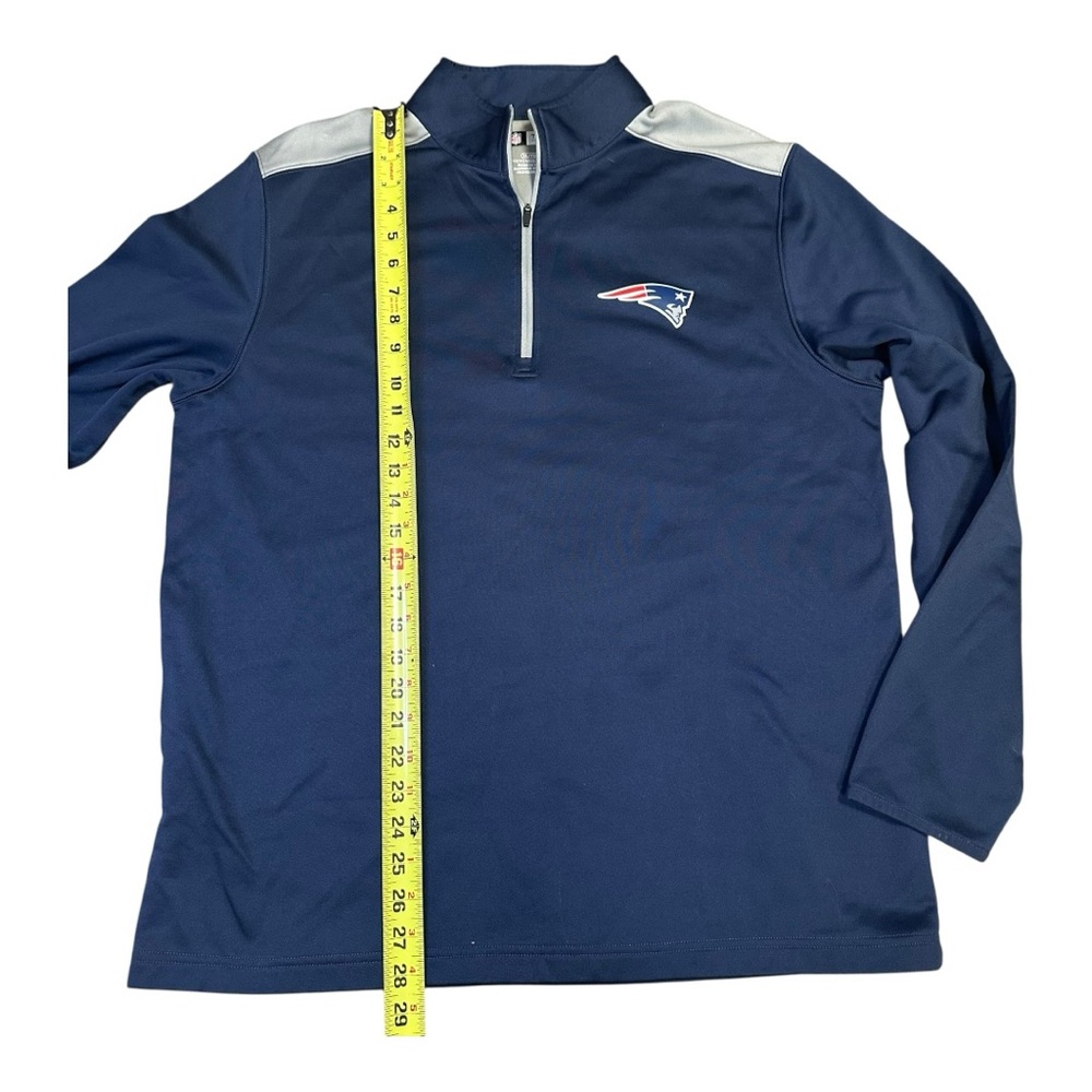 New England Patriots 1/4 Zip Pullover Sweatshirt Men’s XL NFL‎ Team Apparel. - Picture 4 of 5